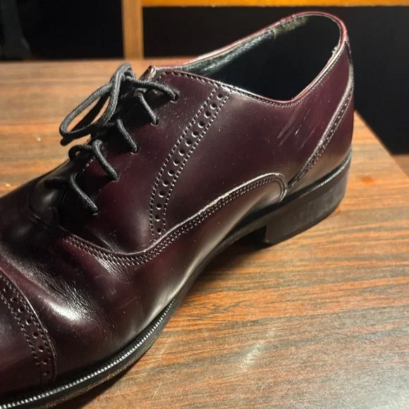 Bostonian Dark Burgundy Men's Oxfords - Picture 8 of 11